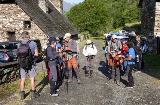 Départ de Sers 1110 m rando65